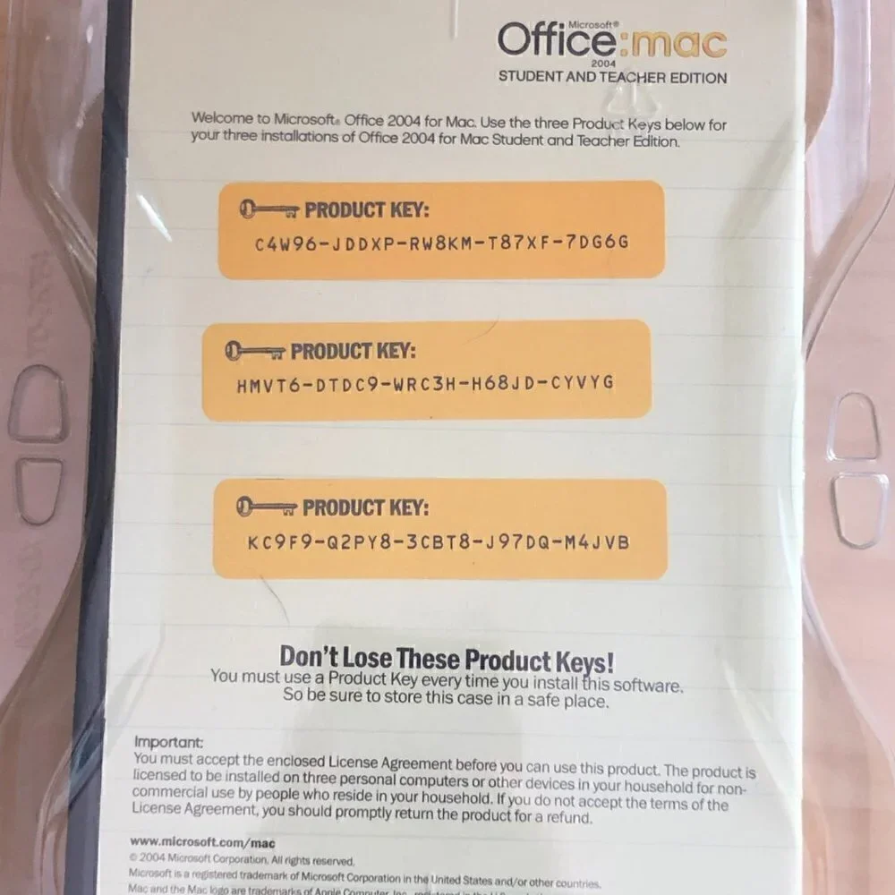 MICROSOFT OFFICE MAC Student & Teacher Edition Software